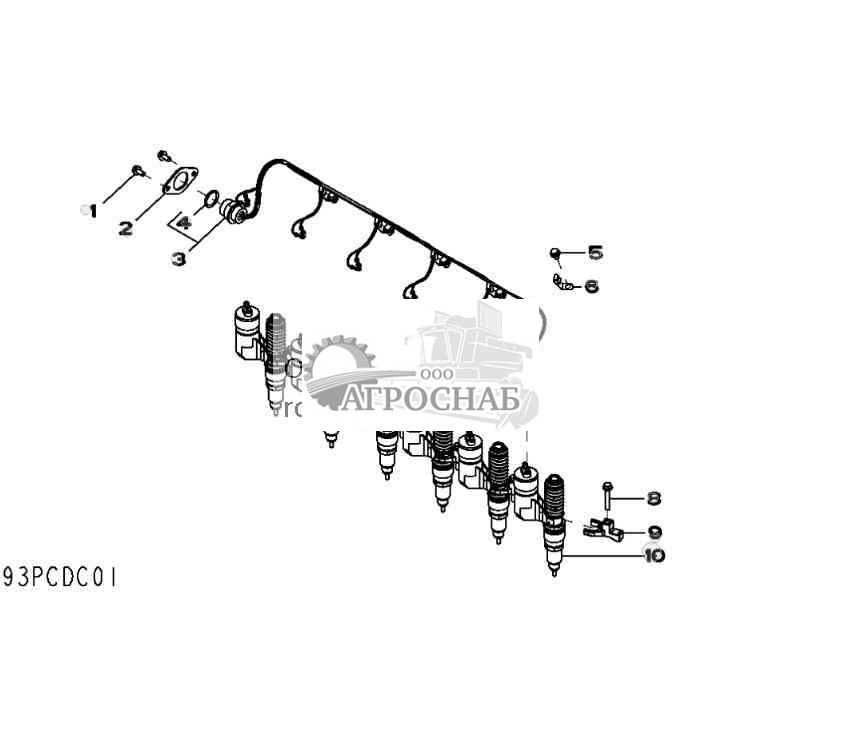 1653 Electronic Unit, Injector  ECU  Wiring Harness 